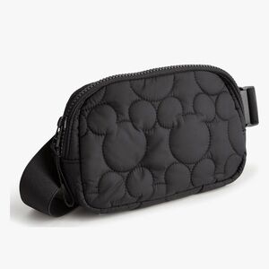 Black Quilted Crossbody Bag
